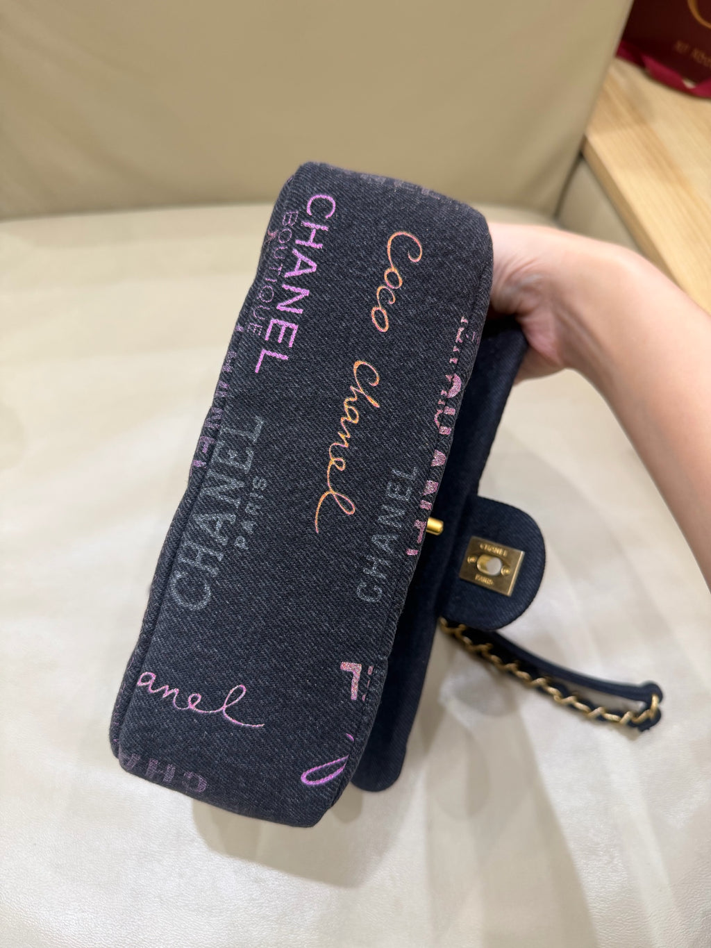 Chanel Denim Crossbody AS3135 B07646 NH449