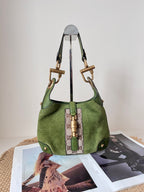 Gucci Alcantara Green