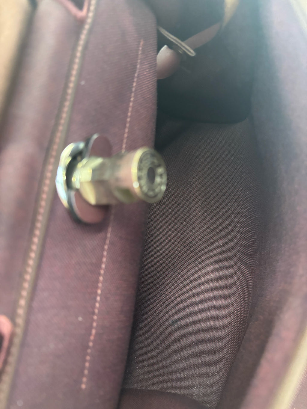 Hermes Canvas Shoulder Bag