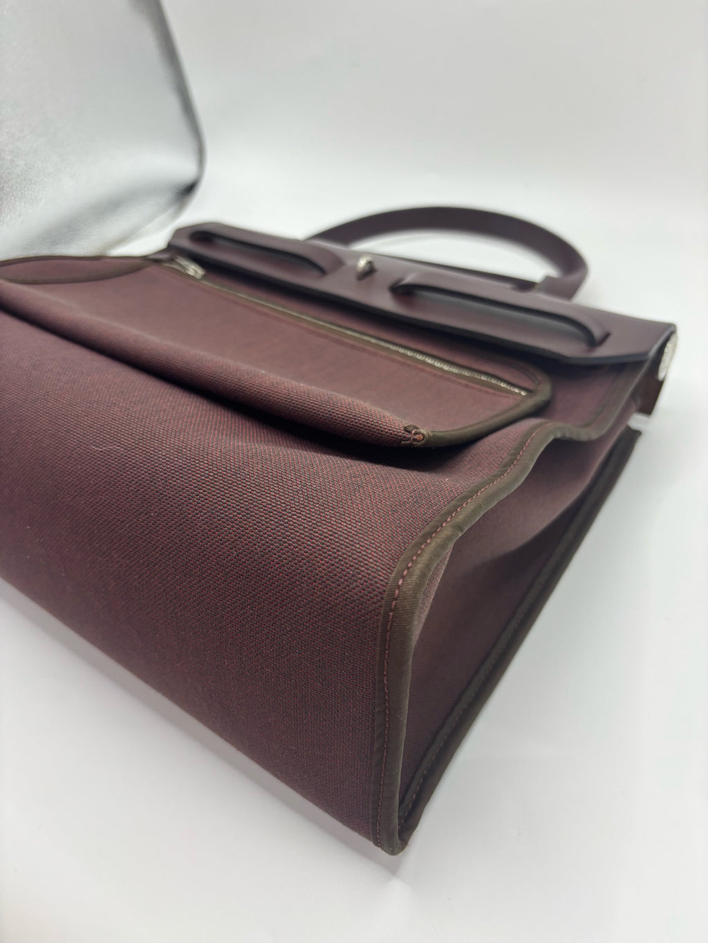 Hermes Canvas Shoulder Bag