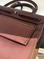 Hermes Canvas Shoulder Bag