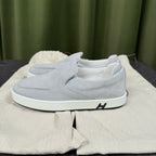 Hermes Alcantara Blue Skate shoes