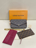 Louis Vuitton Félicie Pochette Alcantara M81896