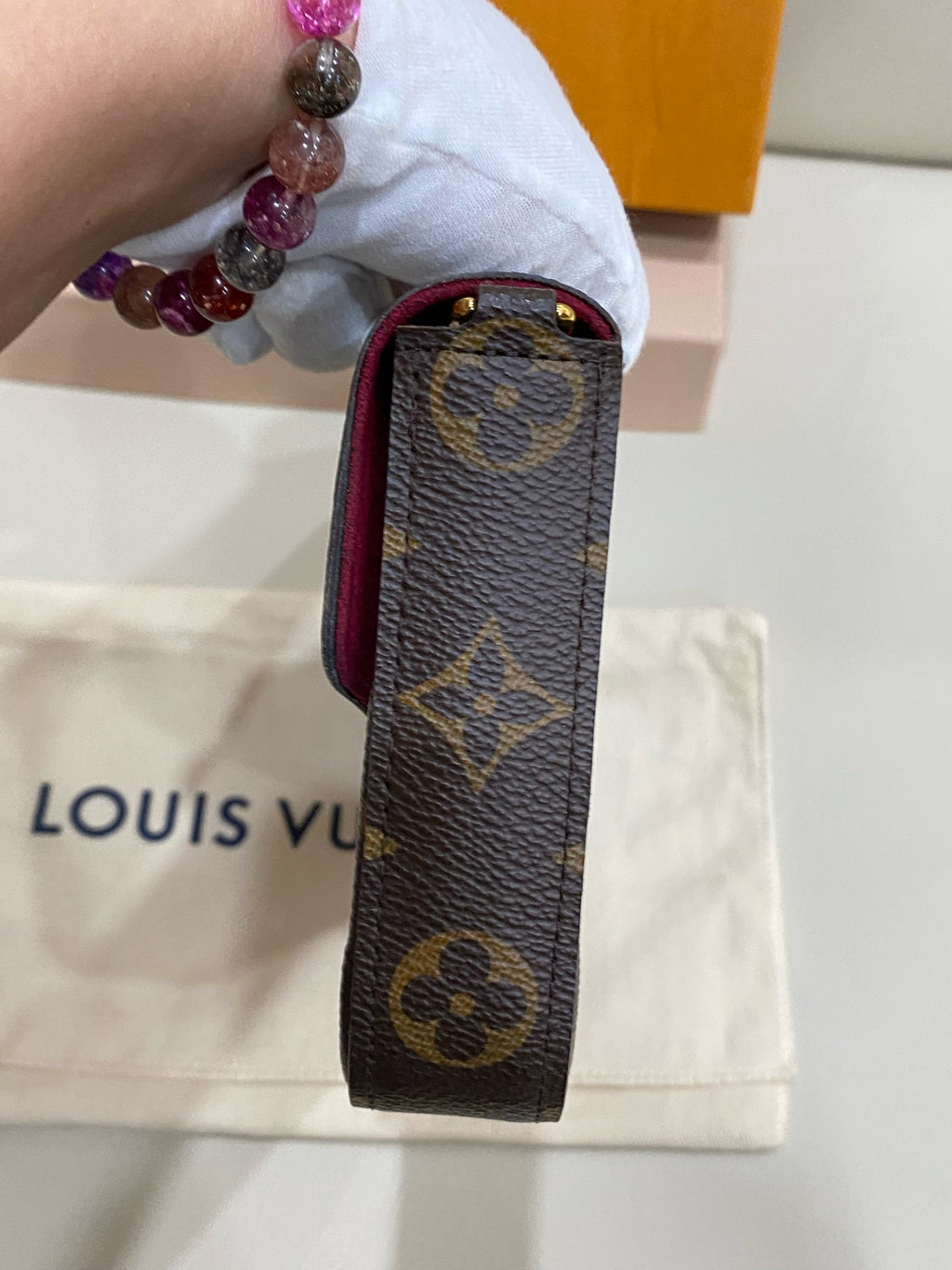 Louis Vuitton Félicie Pochette Alcantara M81896