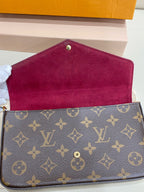 Louis Vuitton Félicie Pochette Alcantara M81896