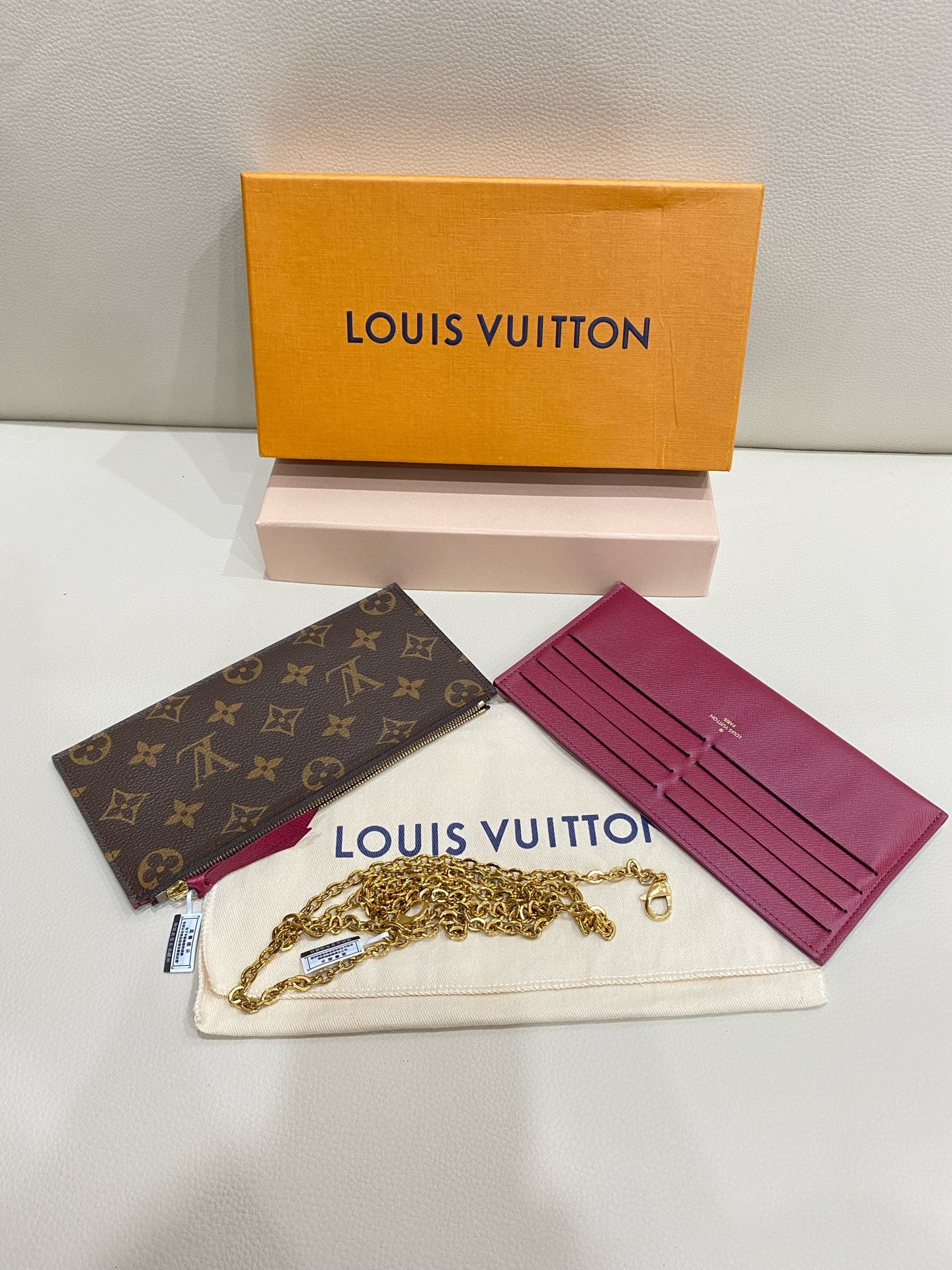 Louis Vuitton Félicie Pochette Alcantara M81896