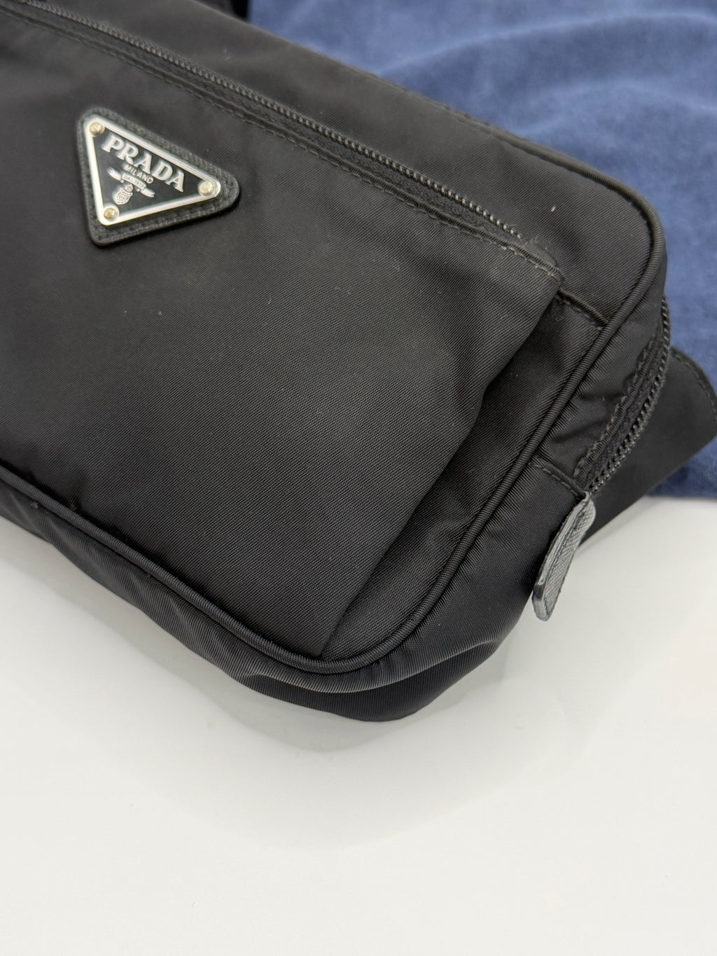 Prada Cordura Black Belt Bag & Fanny Pack