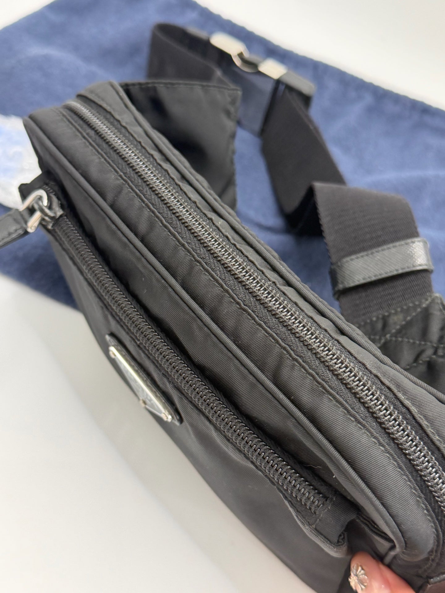 Prada Cordura Black Belt Bag & Fanny Pack