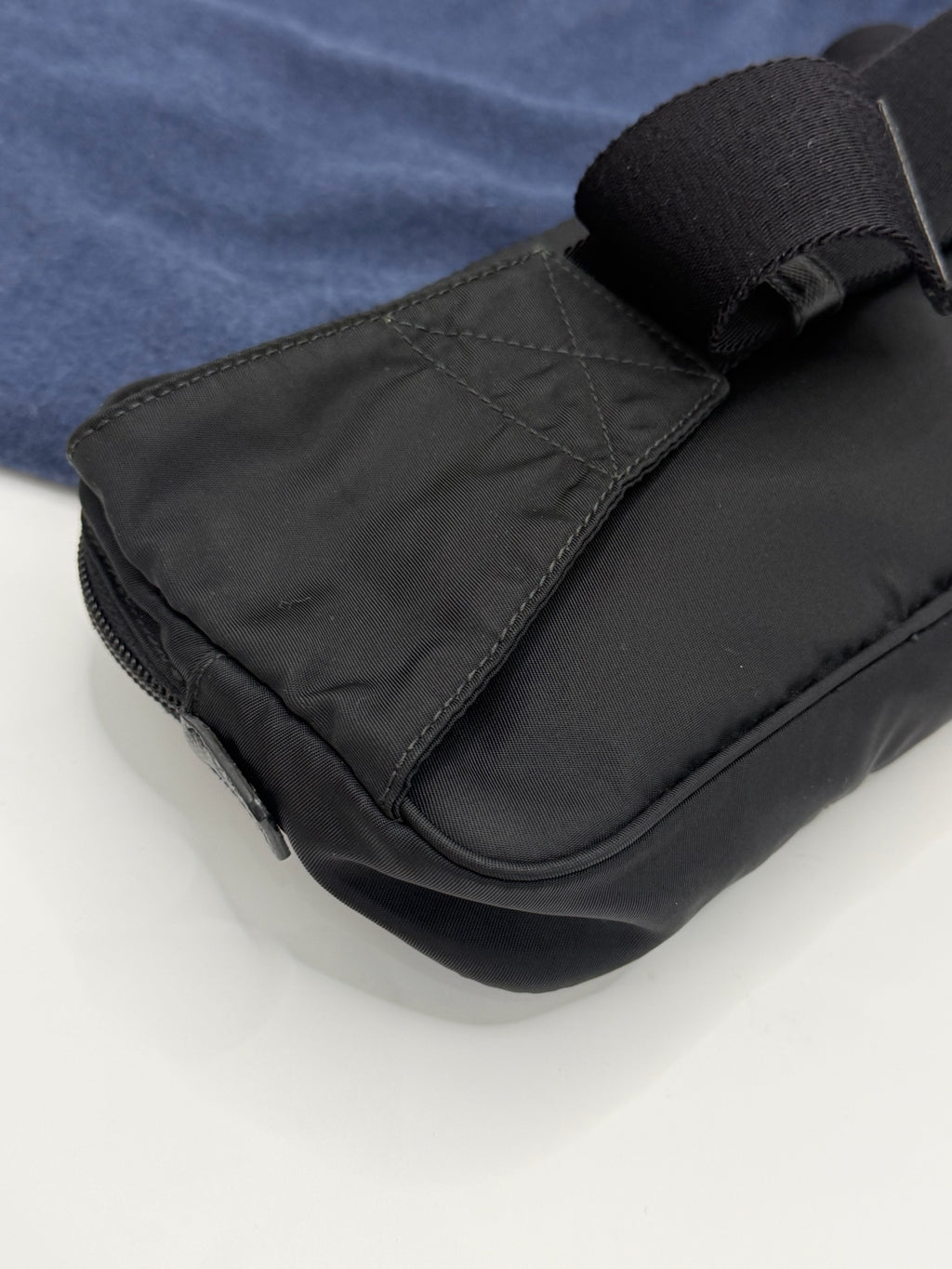 Prada Cordura Black Belt Bag & Fanny Pack