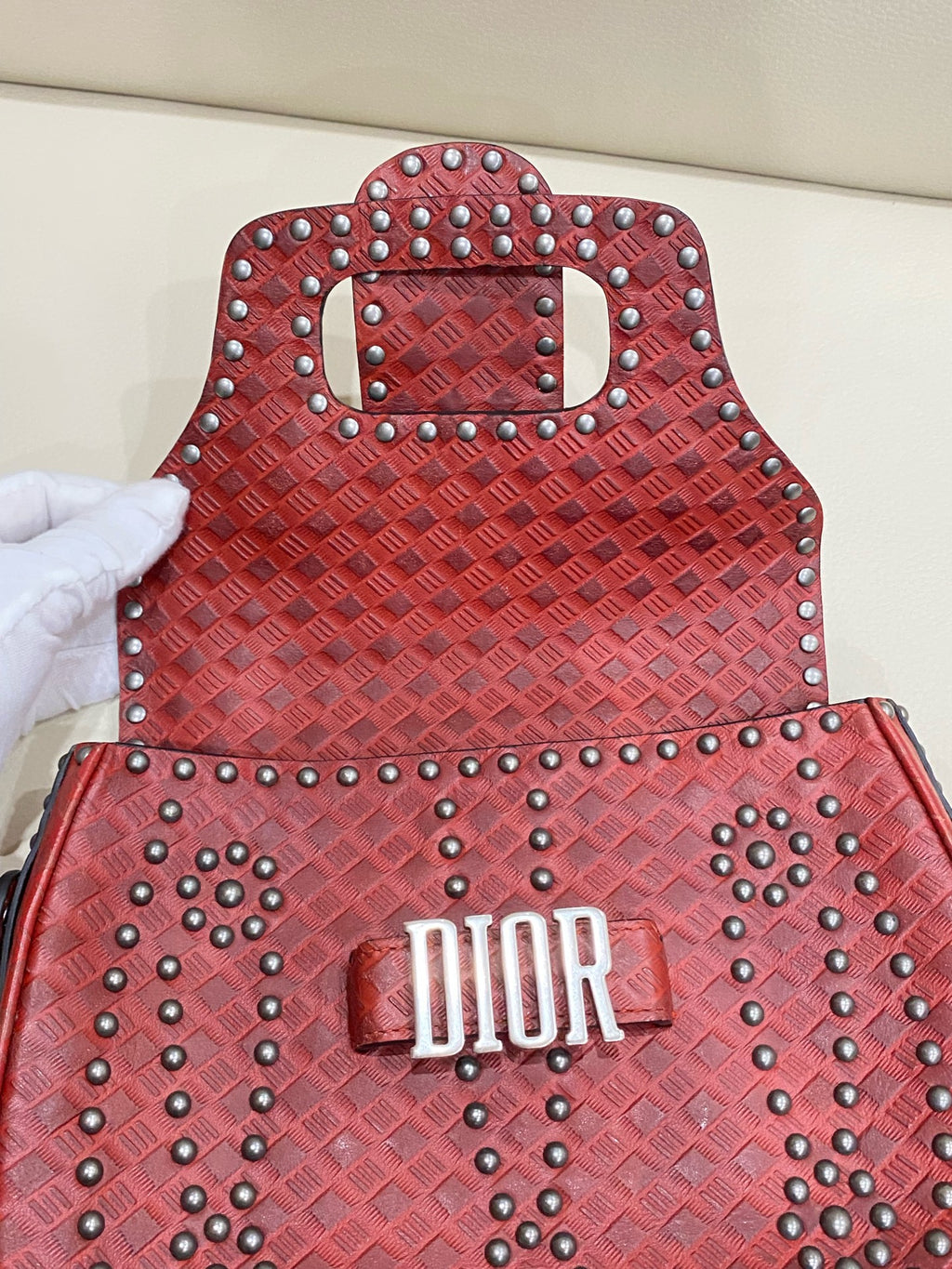 Dior Red Saddle Bag M6501VLAEM47R