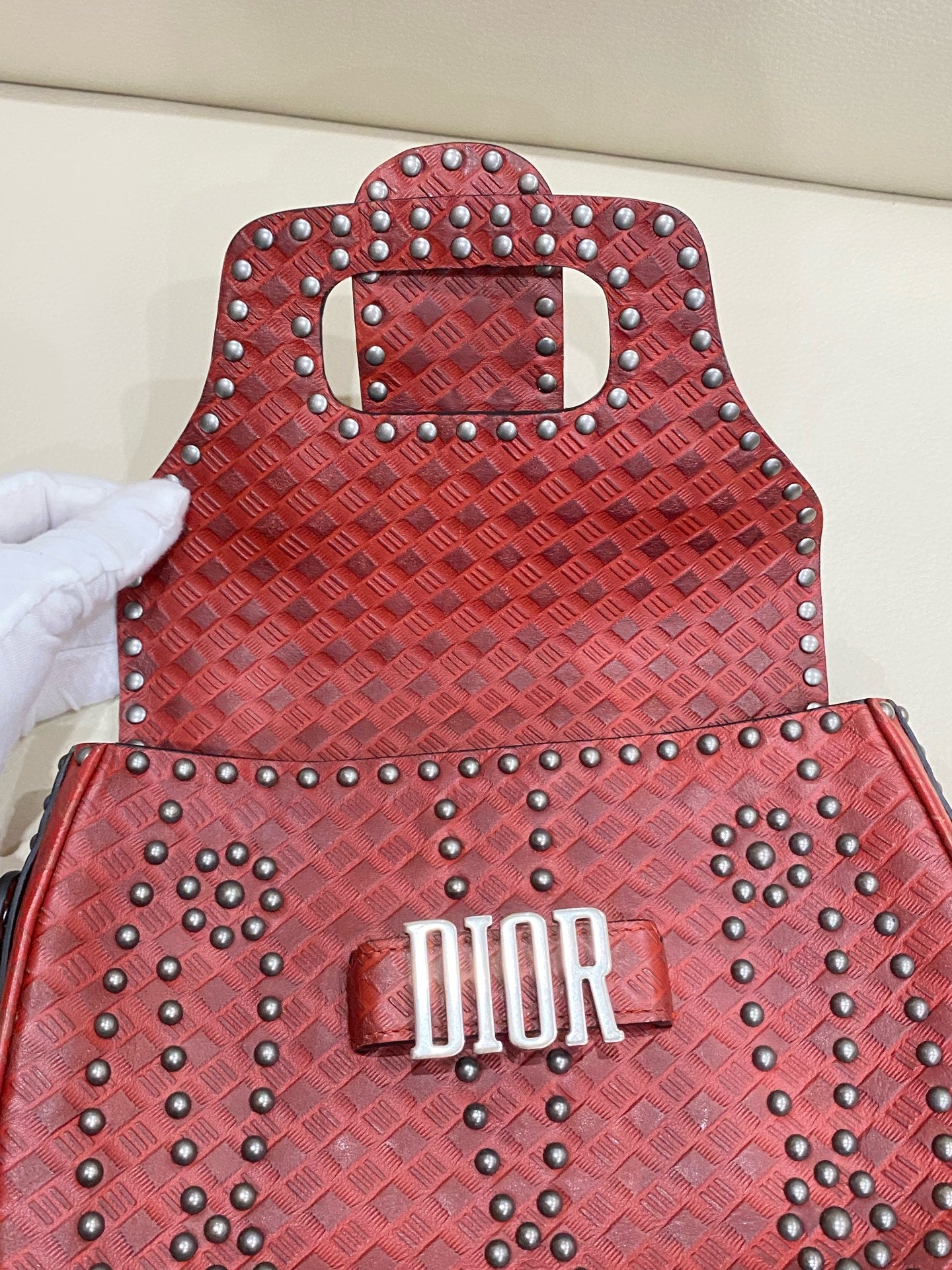 Dior Red Saddle Bag M6501VLAEM47R