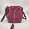 Gucci Purple Bucket & Drawstring Bag