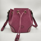 Gucci Purple Bucket & Drawstring Bag