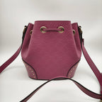 Gucci Purple Bucket & Drawstring Bag