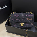 Chanel Denim Crossbody AS3135 B07646 NH449
