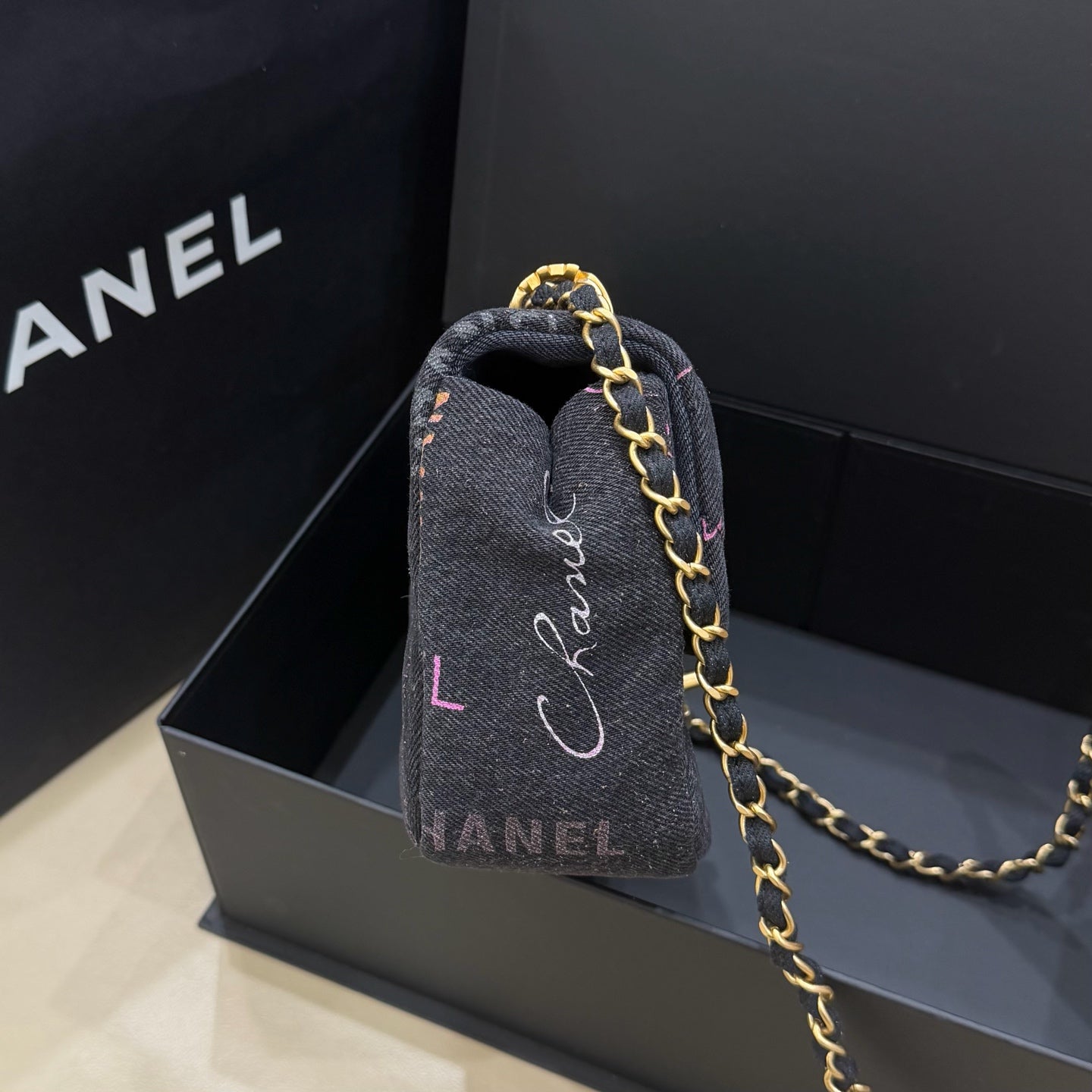 Chanel Denim Crossbody AS3135 B07646 NH449