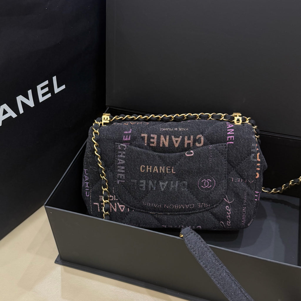 Chanel Denim Crossbody AS3135 B07646 NH449