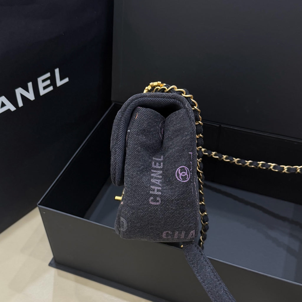 Chanel Denim Crossbody AS3135 B07646 NH449