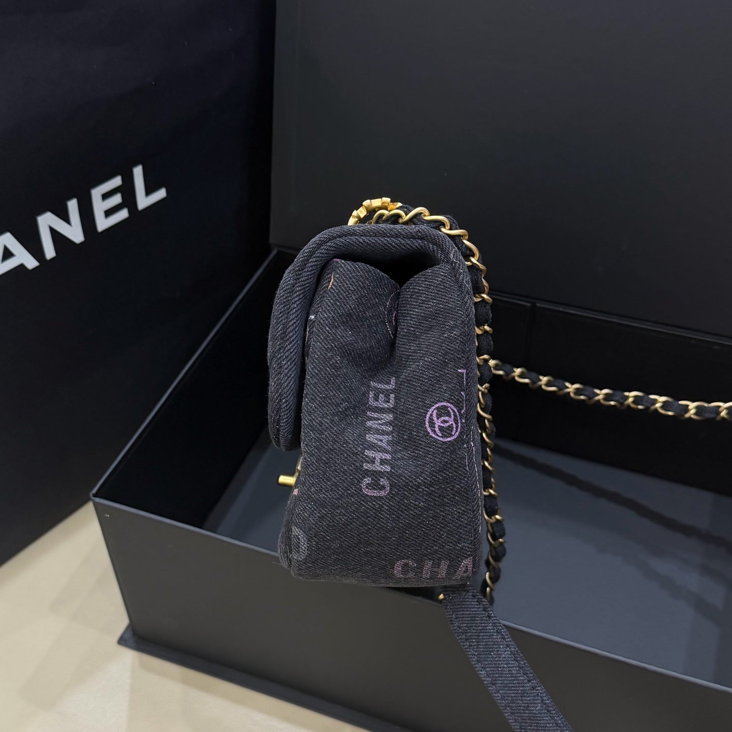 Chanel Denim Crossbody AS3135 B07646 NH449