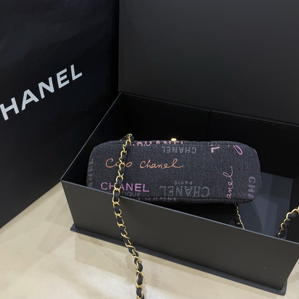 Chanel Denim Crossbody AS3135 B07646 NH449