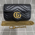 Gucci GG Marmont Collection Leather Black 476433 DTDCT 1000