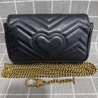 Gucci GG Marmont Collection Leather Black 476433 DTDCT 1000