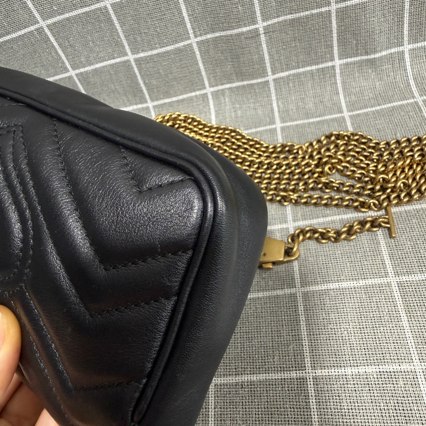 Gucci GG Marmont Collection Leather Black 476433 DTDCT 1000