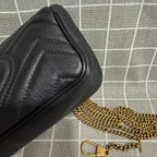 Gucci GG Marmont Collection Leather Black 476433 DTDCT 1000