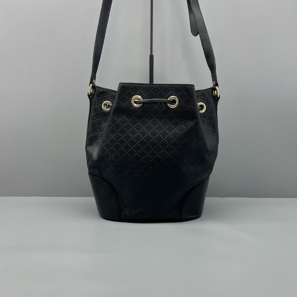 Gucci Black Bucket & Drawstring Bag