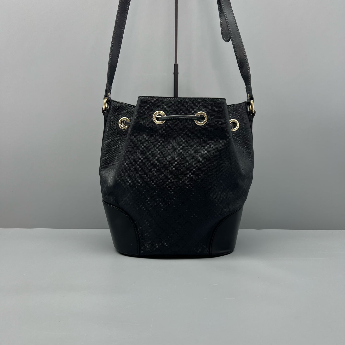 Gucci Black Bucket & Drawstring Bag