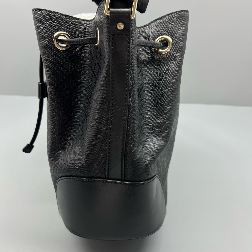 Gucci Black Bucket & Drawstring Bag