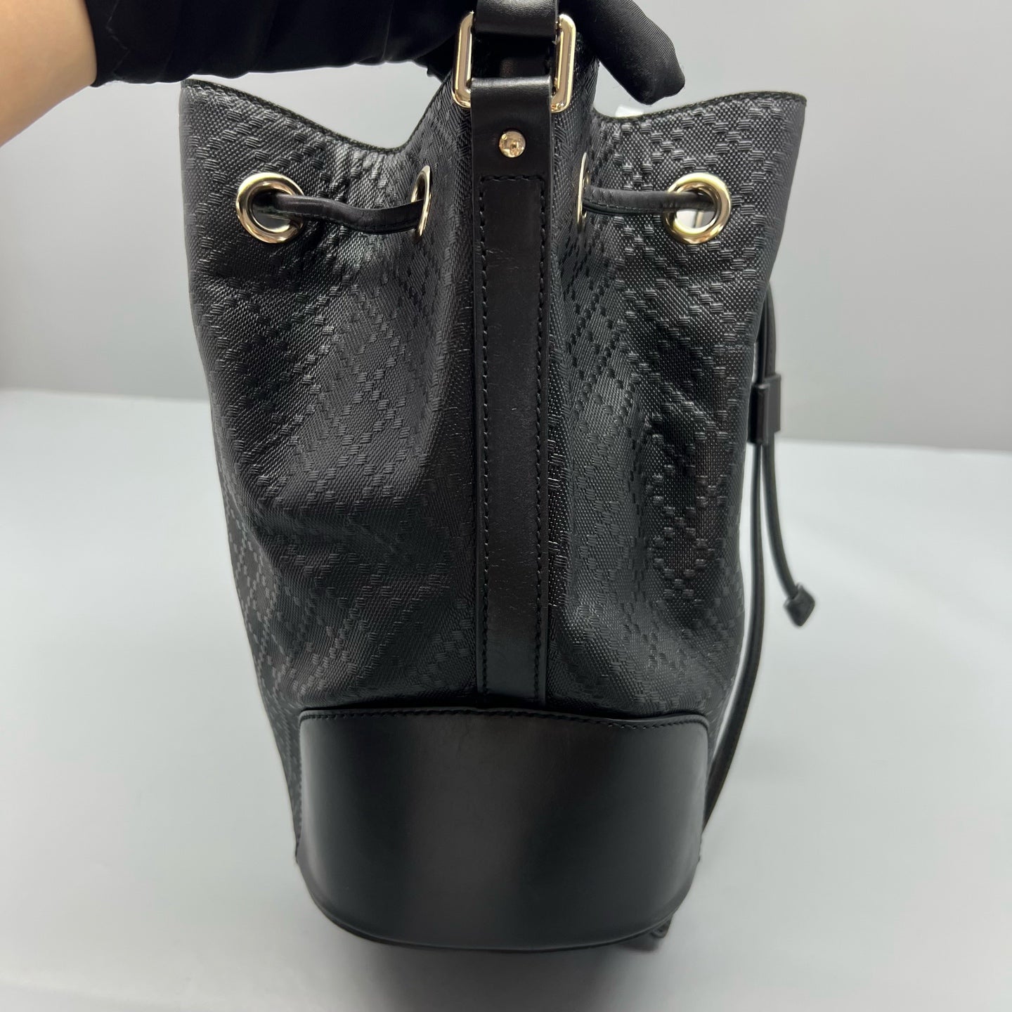 Gucci Black Bucket & Drawstring Bag