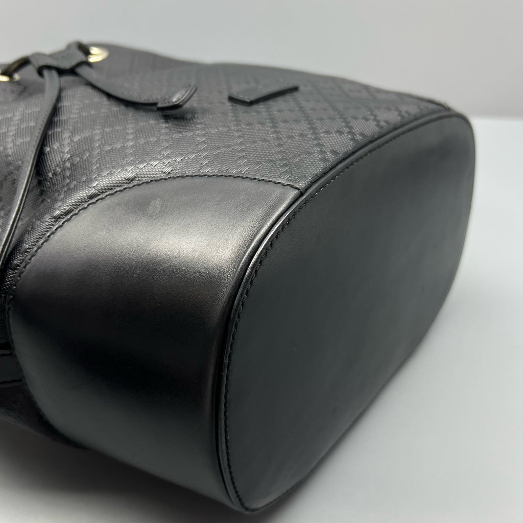 Gucci Black Bucket & Drawstring Bag