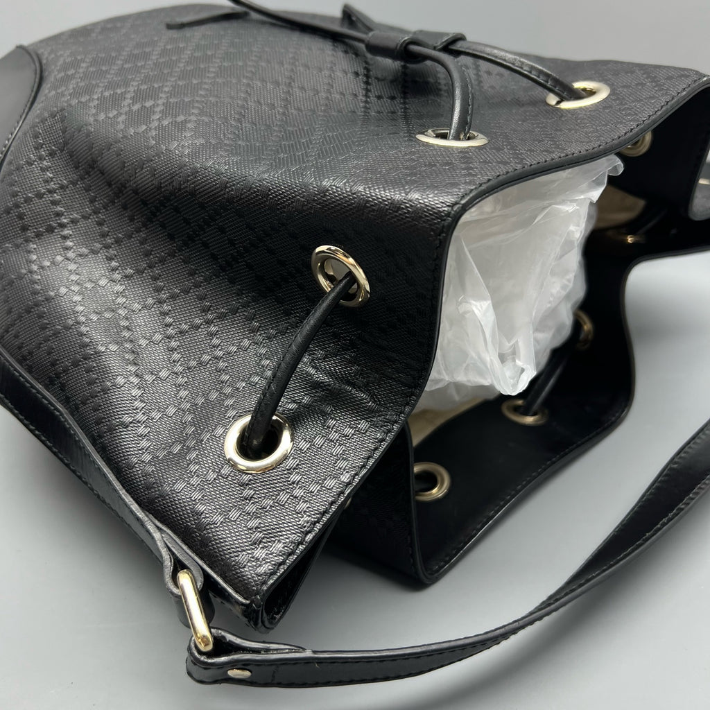 Gucci Black Bucket & Drawstring Bag