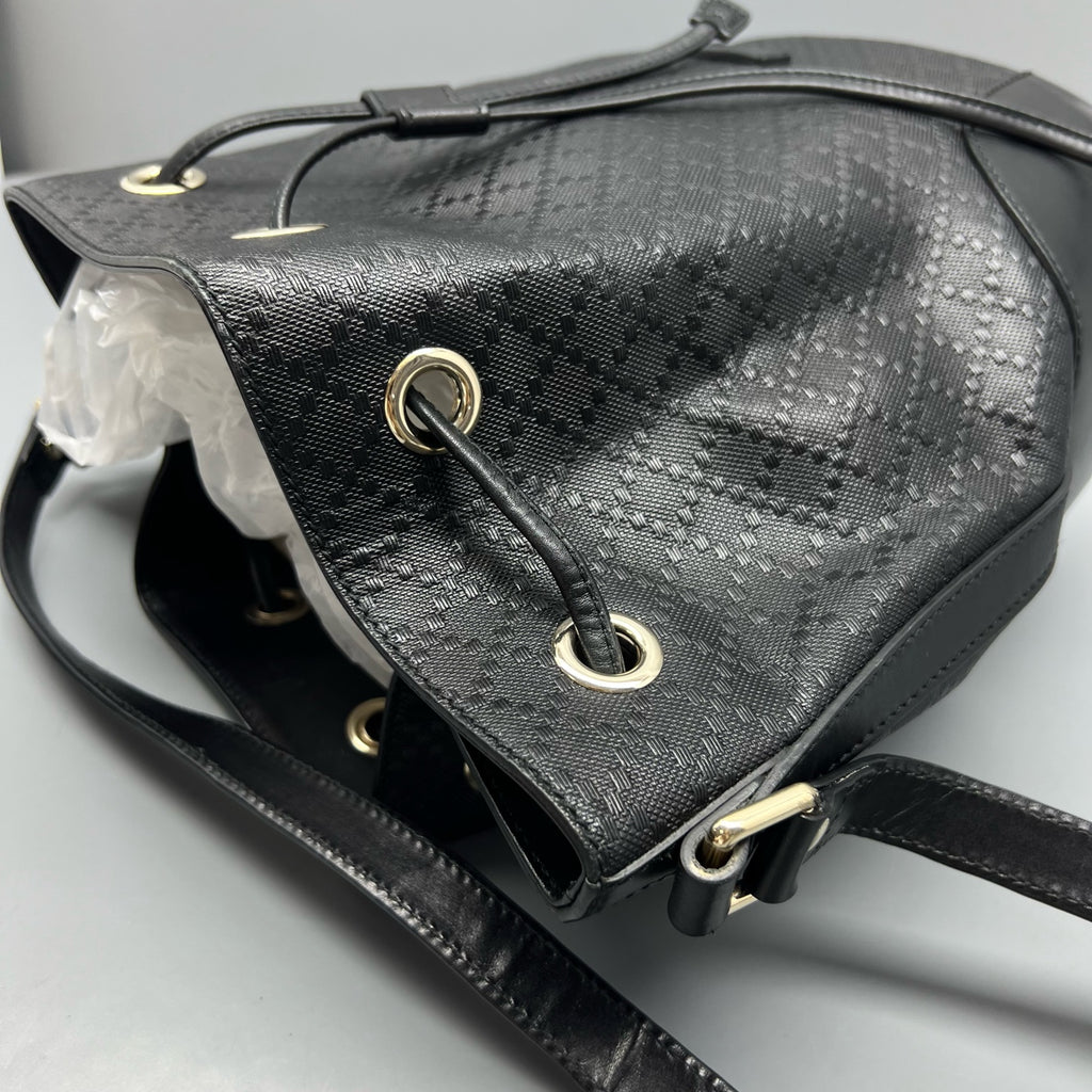 Gucci Black Bucket & Drawstring Bag