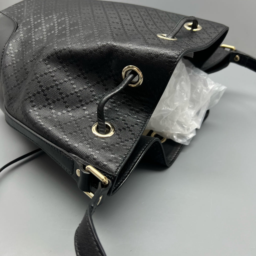 Gucci Black Bucket & Drawstring Bag