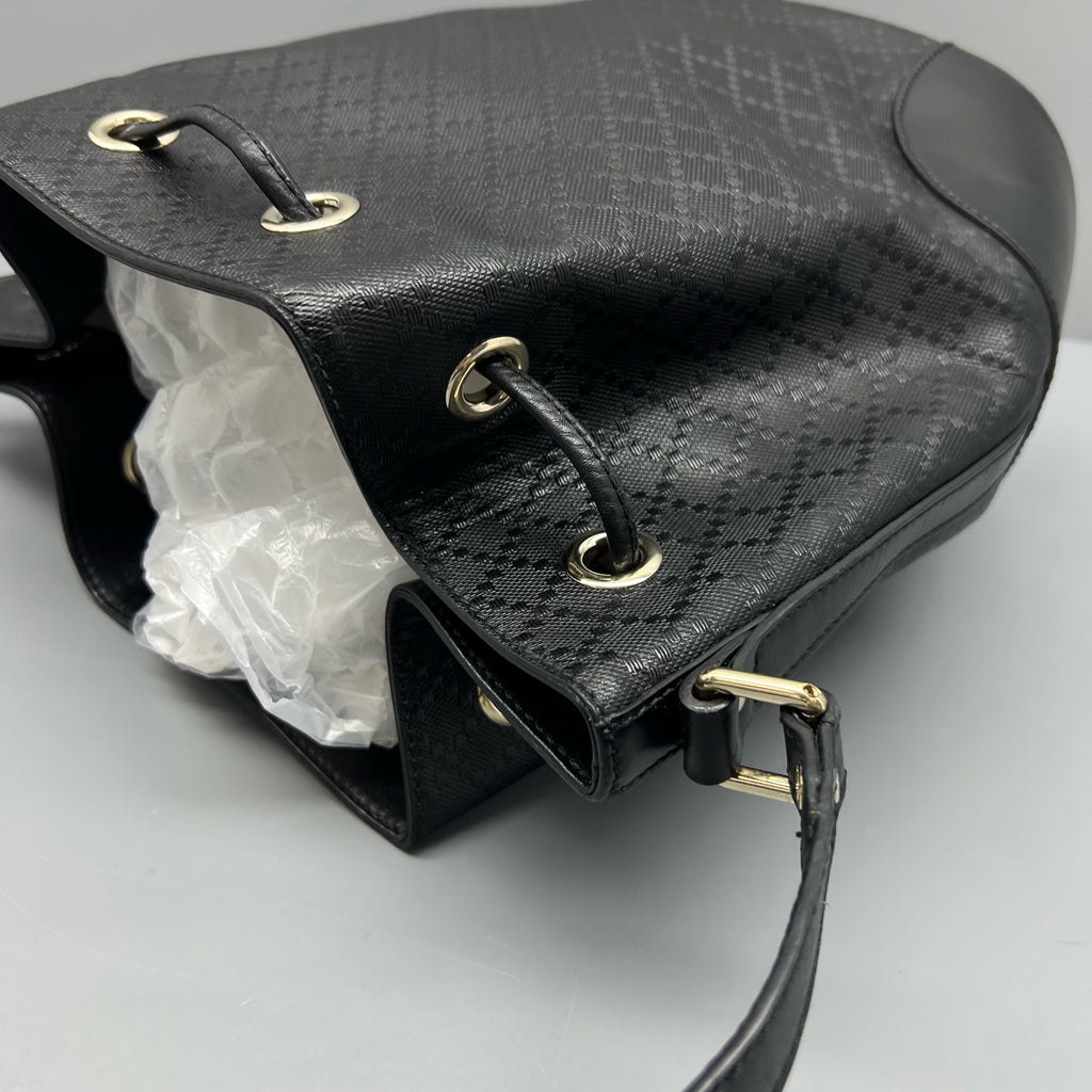 Gucci Black Bucket & Drawstring Bag