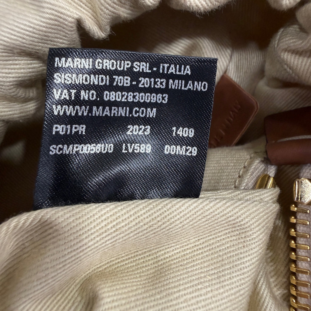 Marni TROPICALIA Brown Tote