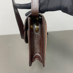 Gucci Alcantara Brown Messenger Bag