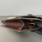 Gucci Alcantara Brown Messenger Bag