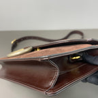 Gucci Alcantara Brown Messenger Bag