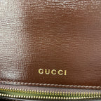 Gucci Alcantara Brown Messenger Bag