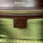 Gucci Alcantara Brown Messenger Bag