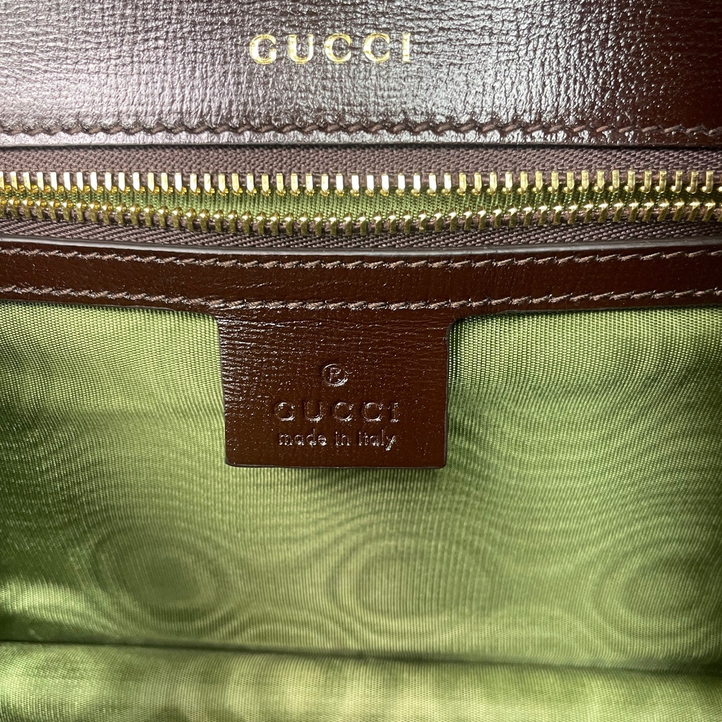 Gucci Alcantara Brown Messenger Bag