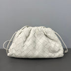 Bottega Veneta White Clutch