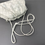 Bottega Veneta White Clutch