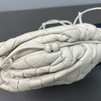 Bottega Veneta White Clutch