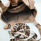 Fendi Canvas Pink Crossbody
