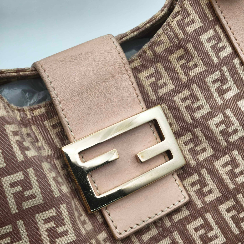 Fendi Canvas Pink Crossbody