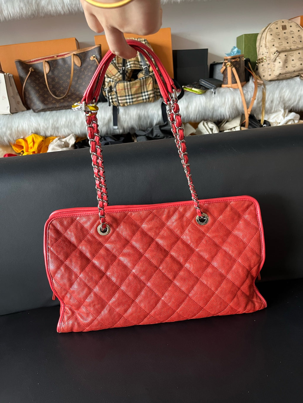 Chanel Red Tote